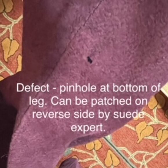 Vintage Finity Natuals suede pants size 10 - Picture 5 of 8